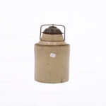 4 Pcs. Stoneware (gray one has a crack)