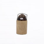 2 8" Stone Jars w. Bail Lids Pat. 1892